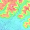 Capitaine topographic map, elevation, terrain