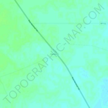 Cochicó topographic map, elevation, terrain