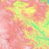 Provincia General Bilbao topographic map, elevation, terrain