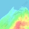 Arnedo topographic map, elevation, terrain