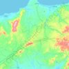 Tampilisan topographic map, elevation, terrain