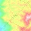 Santa Teresinha topographic map, elevation, terrain