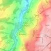 Benfieldside topographic map, elevation, terrain