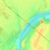 Котовицы topographic map, elevation, terrain