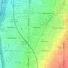 Midvalley topographic map, elevation, terrain