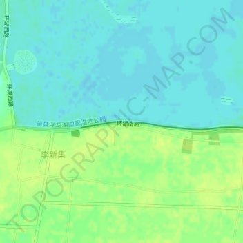 鱼跃龙门 topographic map, elevation, terrain