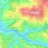 Village de Beaubonnat topographic map, elevation, terrain