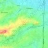 Huise topographic map, elevation, terrain