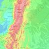 Morona Santiago topographic map, elevation, terrain