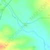 Tundra topographic map, elevation, terrain