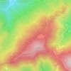 Santallago topographic map, elevation, terrain