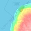 Tubigan topographic map, elevation, terrain