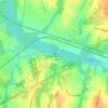 Red Rock Lake topographic map, elevation, terrain