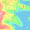 Witless Bay topographic map, elevation, terrain