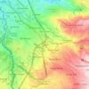 Ciawi topographic map, elevation, terrain
