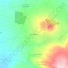 San Francisco topographic map, elevation, terrain
