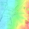 San Luis Huexotla topographic map, elevation, terrain