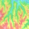 Gracieira topographic map, elevation, terrain