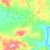 Maragwa topographic map, elevation, terrain