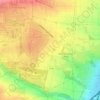 Zehn Morgen topographic map, elevation, terrain