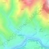 dongru topographic map, elevation, terrain