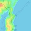 Cronulla Point topographic map, elevation, terrain