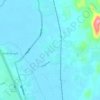 Thabyechaung topographic map, elevation, terrain