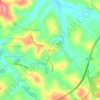 Magestic topographic map, elevation, terrain