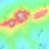 Montecorvino Pugliano topographic map, elevation, terrain