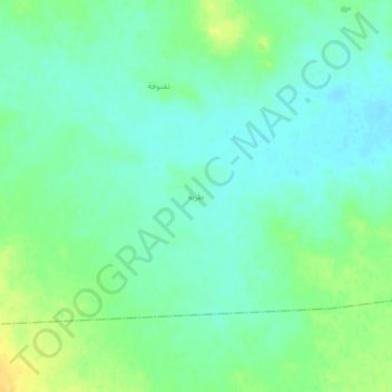 Turbah topographic map, elevation, terrain