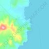 Gorgora topographic map, elevation, terrain
