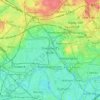 Shepherd's Bush topographic map, elevation, terrain