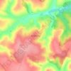 Хижинцы topographic map, elevation, terrain