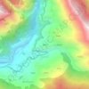 Retali topographic map, elevation, terrain