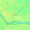 Begusarai topographic map, elevation, terrain