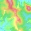 Vovche topographic map, elevation, terrain