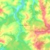 Красногорское topographic map, elevation, terrain