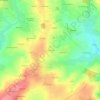 Le Bourgdio topographic map, elevation, terrain