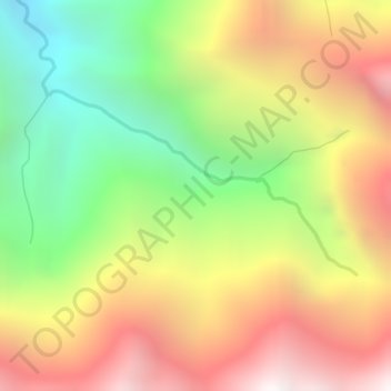 Numba topographic map, elevation, terrain