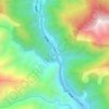 Chumbi topographic map, elevation, terrain