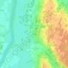 Les Nièvres topographic map, elevation, terrain