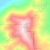 Desert Mountain topographic map, elevation, terrain