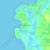 Nunton topographic map, elevation, terrain