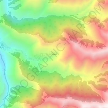Чанаб topographic map, elevation, terrain