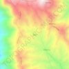 Yagui topographic map, elevation, terrain