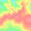 Bairro Planalto do Sul topographic map, elevation, terrain