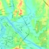 Jianqing topographic map, elevation, terrain