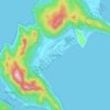 Con Dao topographic map, elevation, terrain