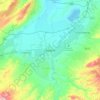 Relizane topographic map, elevation, terrain
