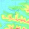 Dobriany topographic map, elevation, terrain